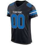 Football Panther Schwarz Authentic Mesh Blau-Weiß Custom Trikot Football Panther Schwarz Authentic Mesh Blau-Weiß Custom Trikot
