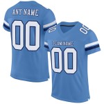 Benutzerdefinierte Blau Jersey Weiß-Marineblau Fußball Mesh Authentic Licht Benutzerdefinierte Blau Jersey Weiß-Marineblau Fußball Mesh Authentic Licht