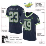 Throwback Grau-Neon Trikot Football Navy Custom Mesh Grün Authentic Throwback Grau-Neon Trikot Football Navy Custom Mesh Grün Authentic