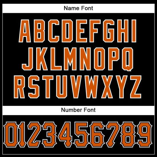 Benutzerdefiniertes authentisches schwarzes orange-weißes Texas Football-Trikot Benutzerdefiniertes authentisches schwarzes orange-weißes Texas Football-Trikot