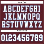 Jersey Burgund Authentic Blau Mesh Weiß-Licht Custom Fußball Jersey Burgund Authentic Blau Mesh Weiß-Licht Custom Fußball