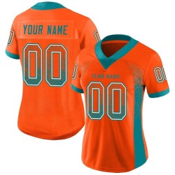 Mesh Jersey Orange Custom Aqua-Weiß Drift Fashion Fußball Mesh Jersey Orange Custom Aqua-Weiß Drift Fashion Fußball