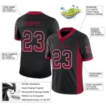 Fußballtrikot Cardinal-White Fashion Custom Black Drift Mesh Fußballtrikot Cardinal-White Fashion Custom Black Drift Mesh