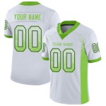 Neongrün-Marineblau Fußball Weiß Fashion Mesh Jersey Custom Drift Neongrün-Marineblau Fußball Weiß Fashion Mesh Jersey Custom Drift