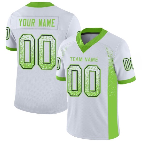 Neongrün-Marineblau Fußball Weiß Fashion Mesh Jersey Custom Drift Neongrün-Marineblau Fußball Weiß Fashion Mesh Jersey Custom Drift