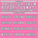 Grün-Weiß Mesh Authentic Pink Kelly Custom Jersey Football Grün-Weiß Mesh Authentic Pink Kelly Custom Jersey Football