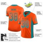 Mesh Jersey Orange Custom Aqua-Weiß Drift Fashion Fußball Mesh Jersey Orange Custom Aqua-Weiß Drift Fashion Fußball