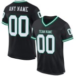 Throwback White-Kelly Authentic Jersey Mesh Grün Fußball Schwarz Custom Throwback White-Kelly Authentic Jersey Mesh Grün Fußball Schwarz Custom