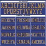 Authentisches Goldtrikot Royal-Old Football Royal Custom Mesh Authentisches Goldtrikot Royal-Old Football Royal Custom Mesh