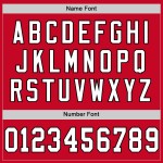 Weiß-Schwarz-Rot Football Mesh Jersey Throwback Custom Authentic Weiß-Schwarz-Rot Football Mesh Jersey Throwback Custom Authentic