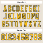 Gold-Royal Authentic Football Custom Jersey Mesh Creme Gold-Royal Authentic Football Custom Jersey Mesh Creme