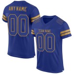Authentisches Goldtrikot Royal-Old Football Royal Custom Mesh Authentisches Goldtrikot Royal-Old Football Royal Custom Mesh