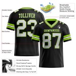 Trikot Fußball Mesh Grün Authentic Custom Schwarz Weiß-Neon Trikot Fußball Mesh Grün Authentic Custom Schwarz Weiß-Neon