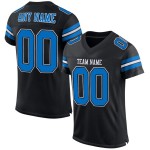 Football Panther Schwarz Authentic Mesh Blau-Weiß Custom Trikot Football Panther Schwarz Authentic Mesh Blau-Weiß Custom Trikot