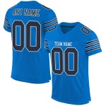 Mesh-Trikot Authentic Custom Panther Blau Marine-Weiß Fußball Mesh-Trikot Authentic Custom Panther Blau Marine-Weiß Fußball
