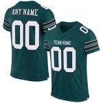 Midnight Jersey Weiß-Schwarz Grün Custom Football Mesh Authentic Midnight Jersey Weiß-Schwarz Grün Custom Football Mesh Authentic