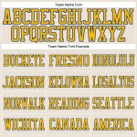 Gold-Royal Authentic Football Custom Jersey Mesh Creme Gold-Royal Authentic Football Custom Jersey Mesh Creme