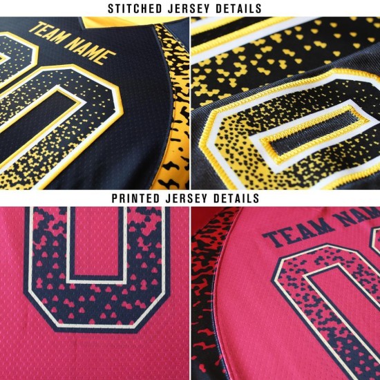 Custom Fashion Fußballtrikot Gold Vegas Drift Mesh Marineblau-Weiß Custom Fashion Fußballtrikot Gold Vegas Drift Mesh Marineblau-Weiß