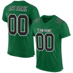 Kelly Mesh Authentic Trikot Football Grün Schwarz-Weiß Custom Kelly Mesh Authentic Trikot Football Grün Schwarz-Weiß Custom