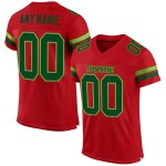 Grünes Mesh-Trikot Fußball Custom Rot Grün-Neon Authentic Grünes Mesh-Trikot Fußball Custom Rot Grün-Neon Authentic