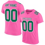 Grün-Weiß Mesh Authentic Pink Kelly Custom Jersey Football Grün-Weiß Mesh Authentic Pink Kelly Custom Jersey Football