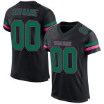 Fußball Custom Trikot Kelly Schwarz Authentic Mesh Grün-Pink Fußball Custom Trikot Kelly Schwarz Authentic Mesh Grün-Pink