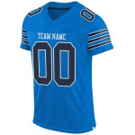 Mesh-Trikot Authentic Custom Panther Blau Marine-Weiß Fußball Mesh-Trikot Authentic Custom Panther Blau Marine-Weiß Fußball