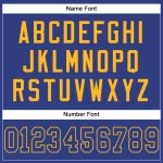 Mesh Football Royal Custom Jersey Authentic Royal-Gold Mesh Football Royal Custom Jersey Authentic Royal-Gold