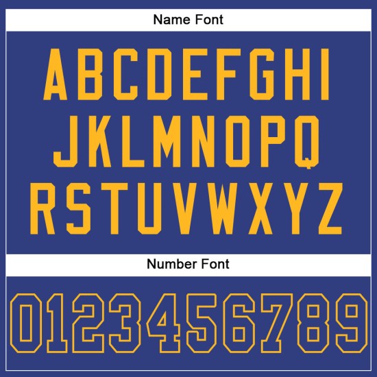 Mesh Football Royal Custom Jersey Authentic Royal-Gold Mesh Football Royal Custom Jersey Authentic Royal-Gold