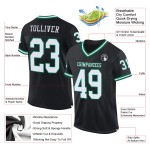 Throwback White-Kelly Authentic Jersey Mesh Grün Fußball Schwarz Custom Throwback White-Kelly Authentic Jersey Mesh Grün Fußball Schwarz Custom
